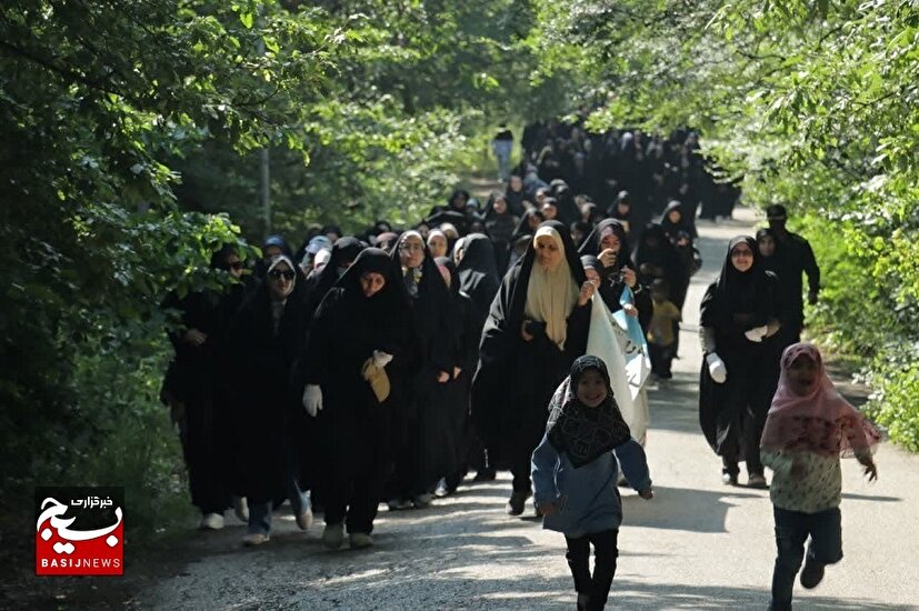 حضور ۲۵۶ هزار دختر بسیجی در همایش سراسری کوهپیمایی / تجلی نشاط و هویت انقلابی دختران در طلیعه دهه کرامت