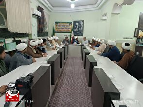 نشست بصیرتی روحانیون و مربیان سیاسی با محوریت جهاد تبیین  در سراوان برگزار شد