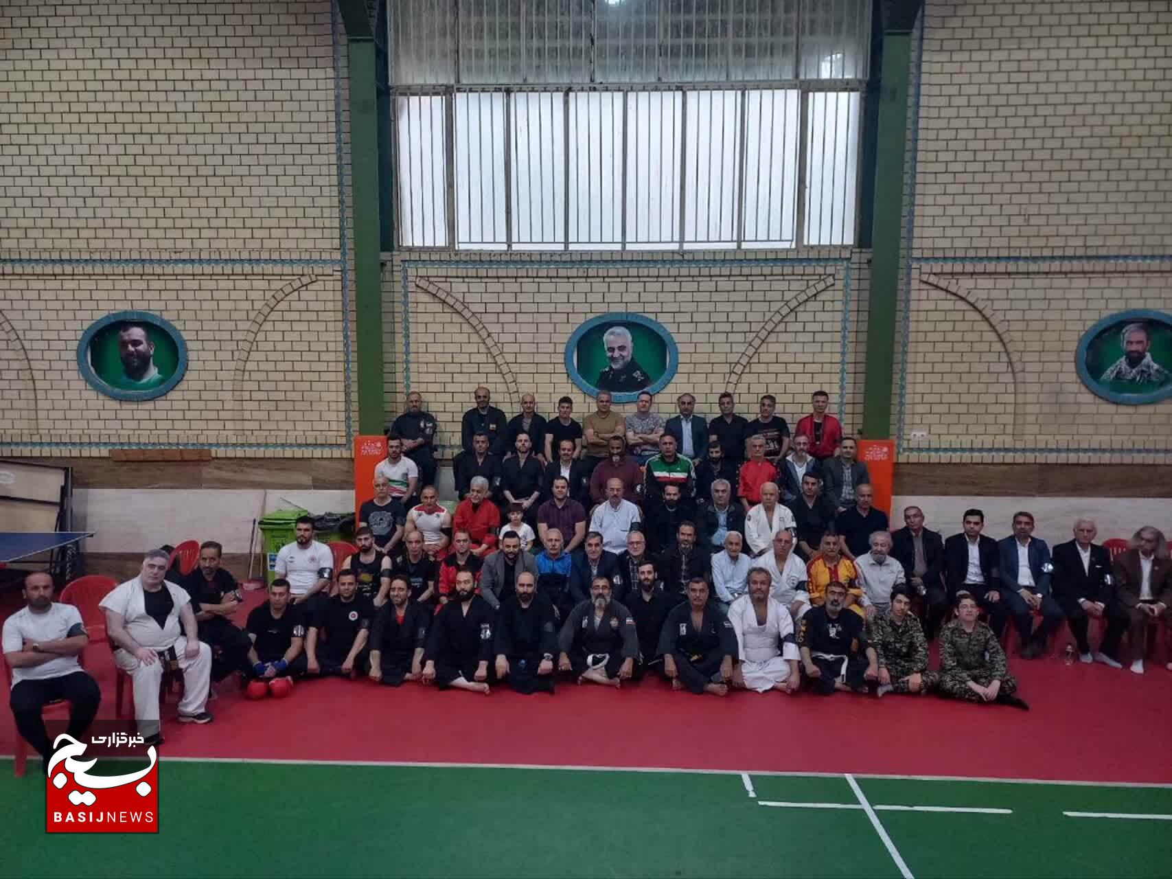 تجلیل از پیشکسوتان ورزش‌های رزمی گیلان