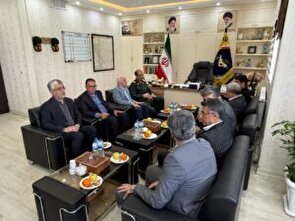 دیدار استاندار کردستان با فرمانده سپاه بیت المقدس