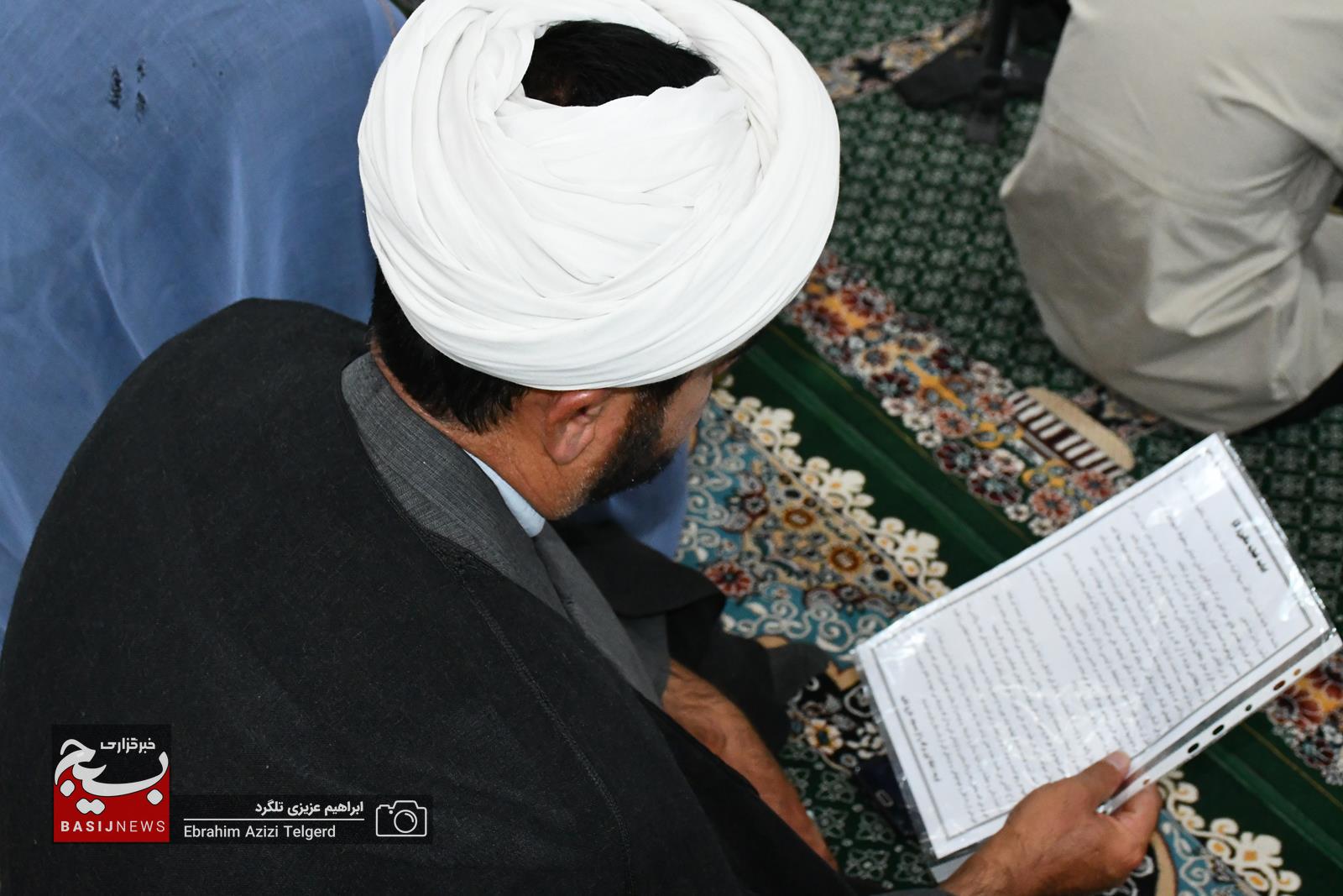 حضور مسئولان نمایندگی های ولی فقیه سپاه فتح استان در کلاس درس اخلاق آیت الله ملک حسینی