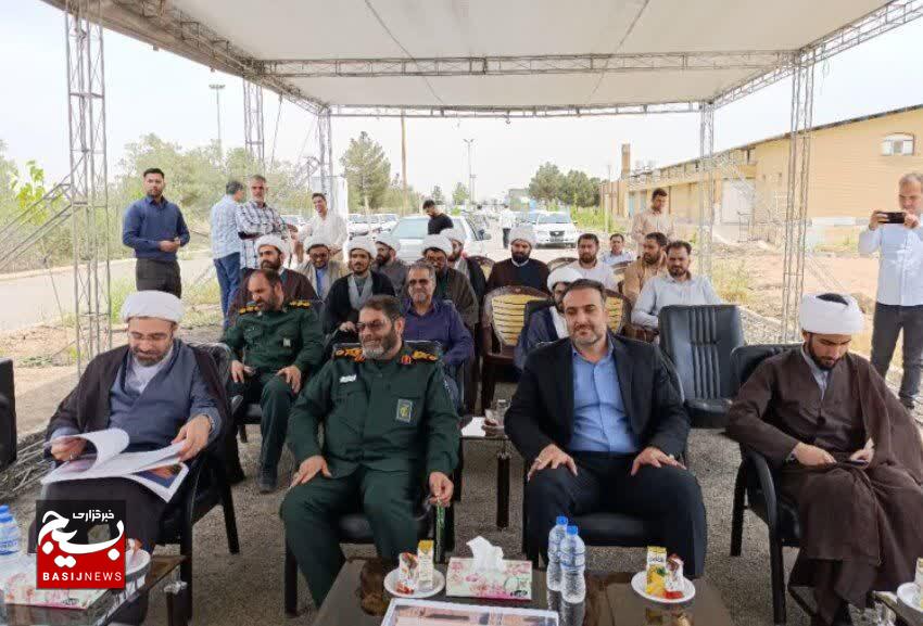 آیین کلنگ‌‌زنی مرکز پژوهشی و آموزشی شهید قنوتی در قم با حضور معاون هماهنگ‌کننده سازمان بسیج مستضعفین