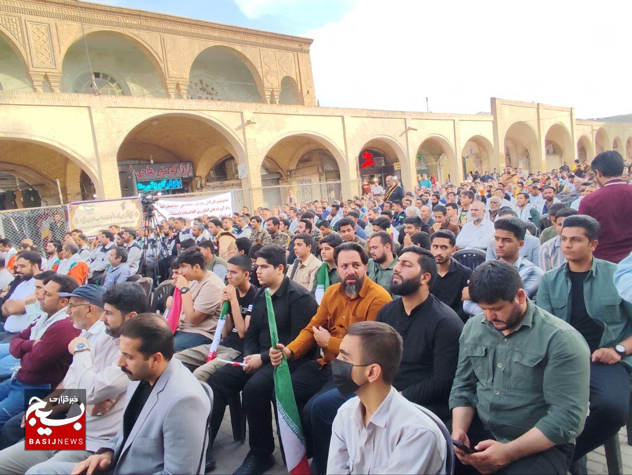 اجتماع بزرگ کرمانی‌ها در حمایت از مردم مظلوم غزه
