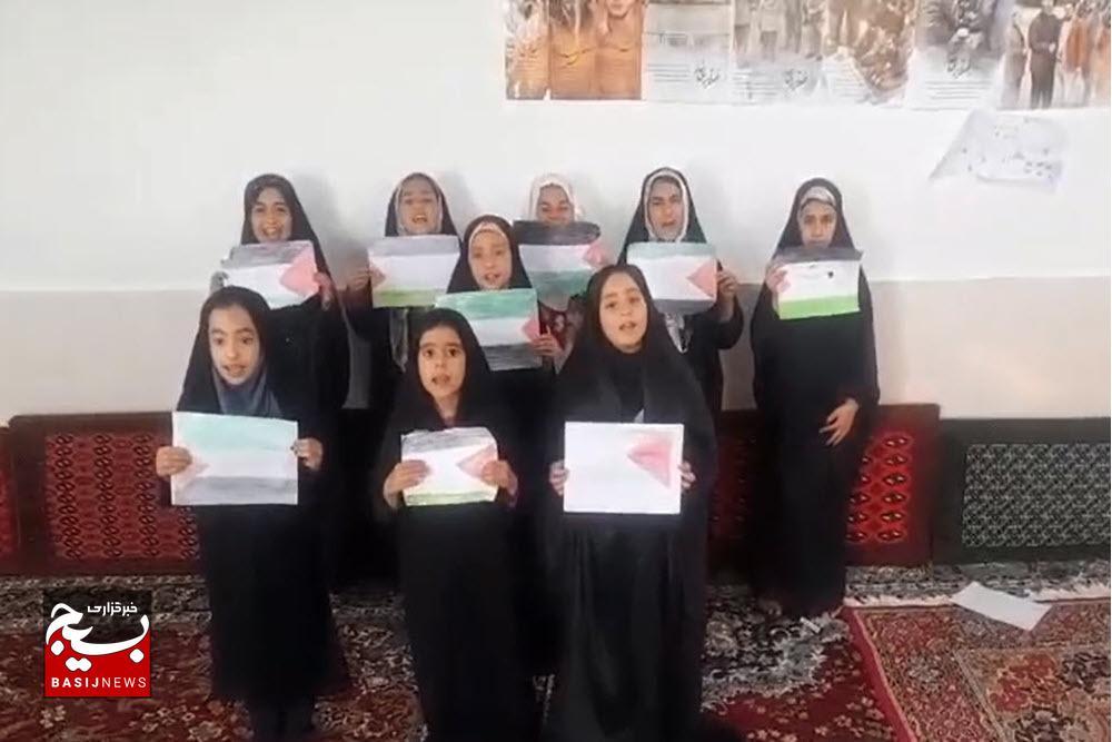 برگزاری پویش «کبوترهای سرخ» در اسدآباد و حمایت از کودکان مظلوم غزه