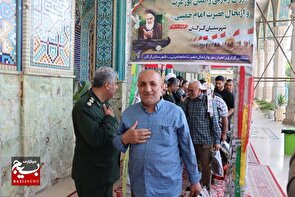 برگزاری مراسم متمرکز بدرقه و اعزام راهیان نور غرب کشور در امامزاده عبدالله گرگان
