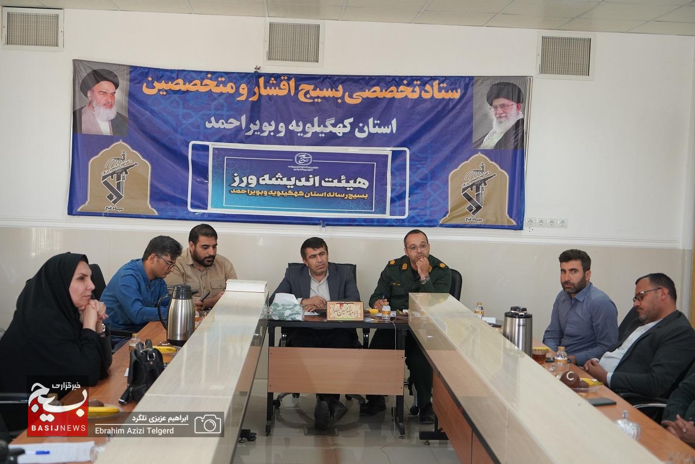 بررسی طرح خدمات دهی به خبرنگاران در هیئت اندیشه ورز بسیج رسانه استان بررسی طرح خدمات دهی به خبرنگاران در هیئت اندیشه ورز بسیج رسانه استان