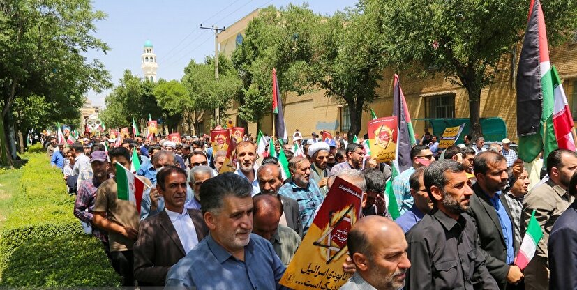 مردم چهارمحال و بختیاری انتقام را فریاد زدند+فیلم