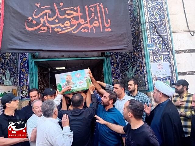 مراسم تشییع شهید محمدحسن بلندی از شهدای امنیت و اقتدار برگزار شد