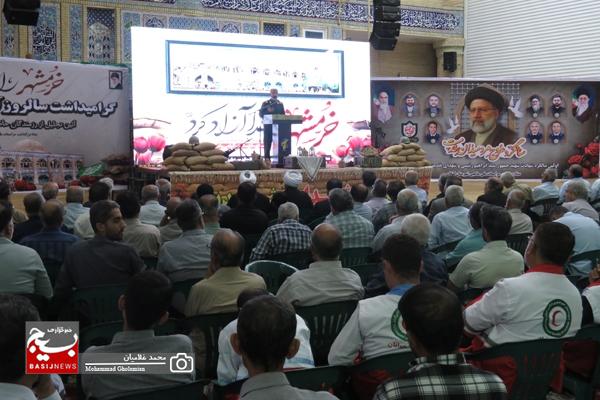 برگزاری مراسم بزرگداشت سال روز آزادسازی خرمشهر در کنگان/ تجلیل از خانواده شهدا و ایثارگران کنگانی حماسه آزادسازی خرمشهر برگزاری مراسم بزرگداشت سال روز آزادسازی خرمشهر در کنگان/ تجلیل از خانواده شهدا و ایثارگران کنگانی حماسه آزادسازی خرمشهر