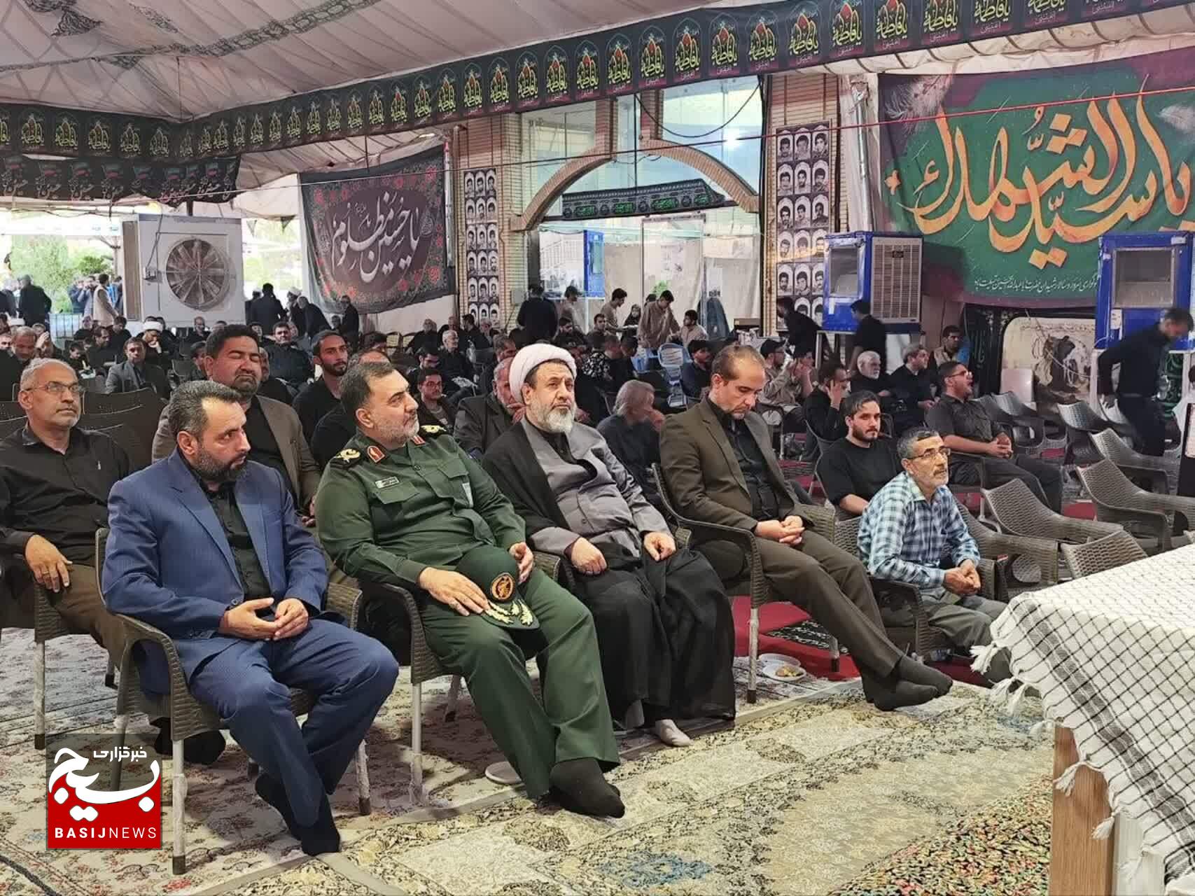 برگزاری مراسم هفتمین روز شهدای اقتدار ایران در گلزار شهدای استان کرمان