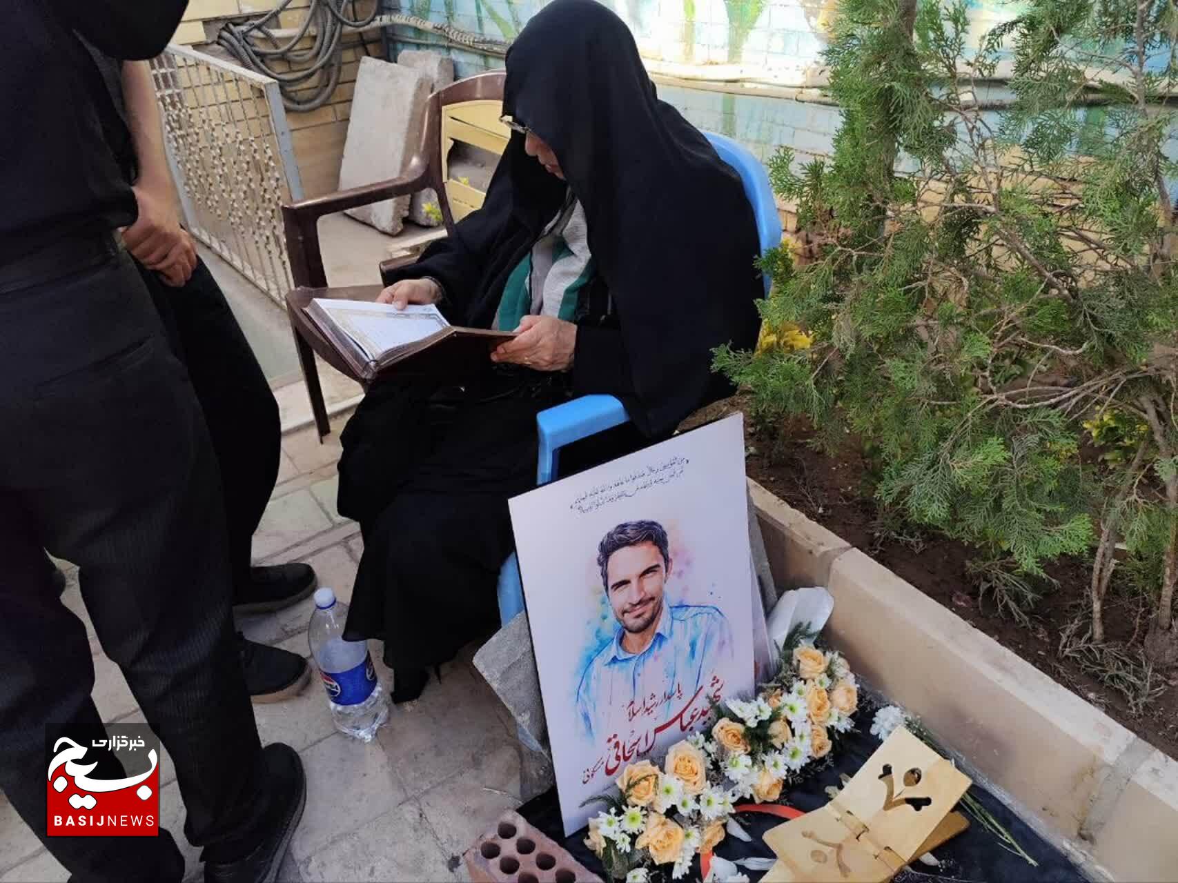 برگزاری مراسم هفتمین روز شهدای اقتدار ایران در گلزار شهدای استان کرمان