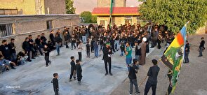آیین سوگواری پنجم محرم در روستای حسن هندو خانمیرزا