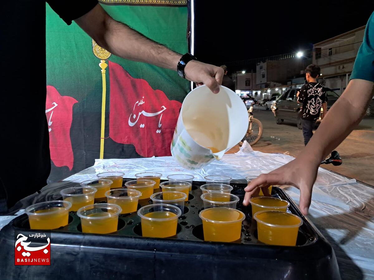 خدمات رسانی به عزاداران حسینی در هفتکل +گزارش تصویری