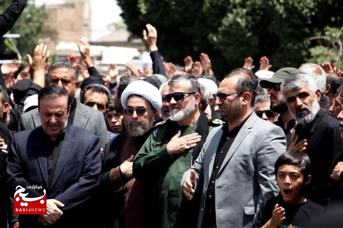 برگزاری آئین روز سقا همزمان با نهمین روز محرم‌الحرام در قزوین 