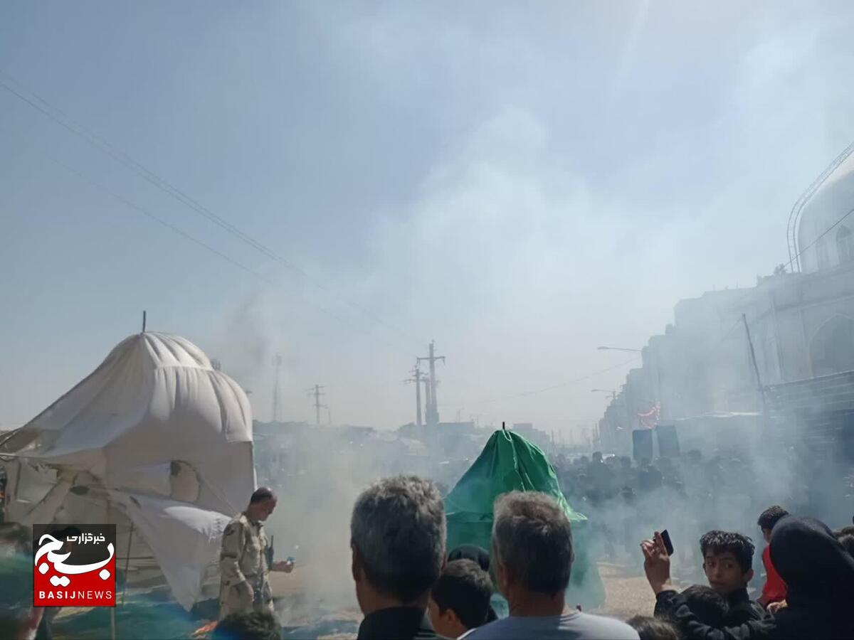 آئین خیمه‌سوزان آغازی بر جاودانگی نهضت حق‌طلبی عاشورا 