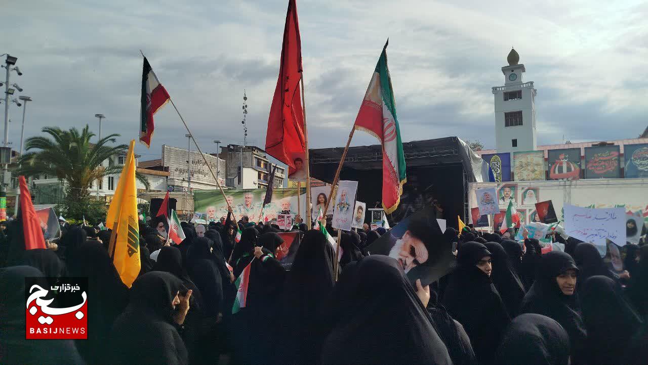 اجتماع عظیم زینبیون در رشت برگزار شد اجتماع عظیم زینبیون در رشت برگزار شد
