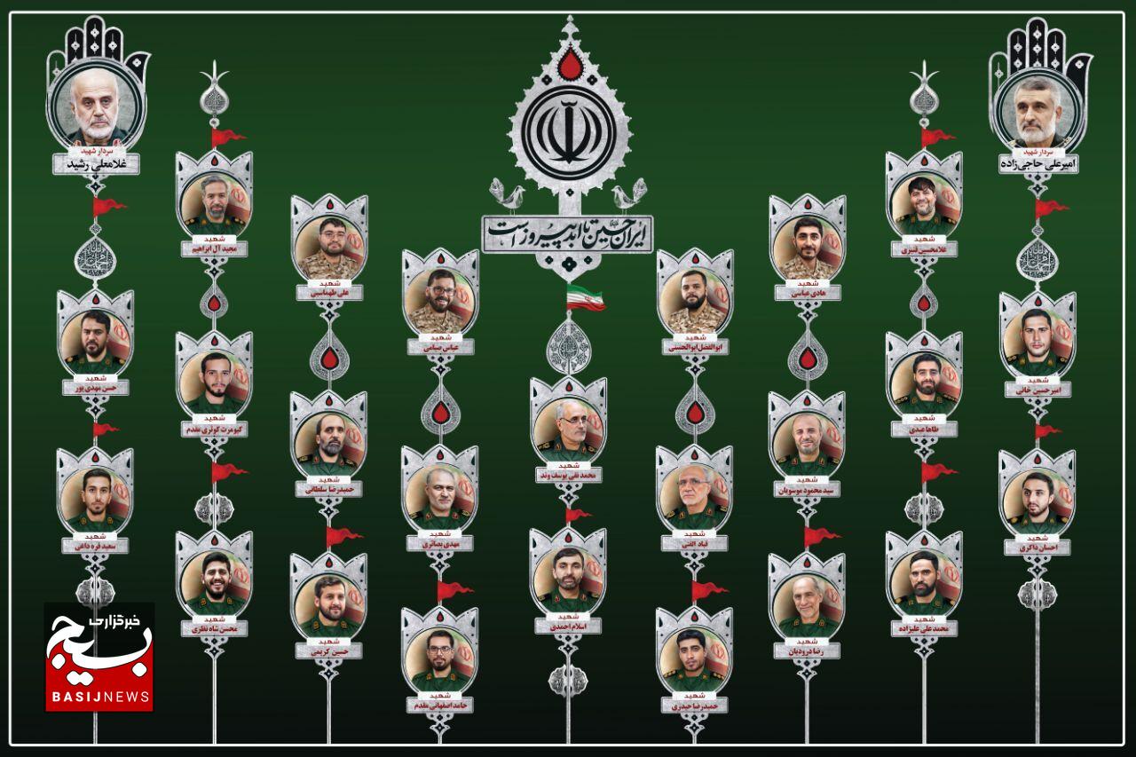 معرفی شهدای اقتدار سازمان بسیج مستضعفین