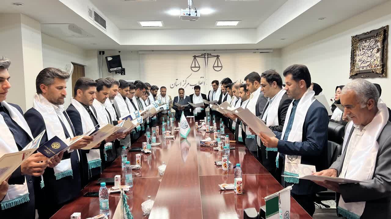تحلیف ۳۴ وکیل جدید در کهگیلویه و بویراحمد تحلیف ۳۴ وکیل جدید در کهگیلویه و بویراحمد