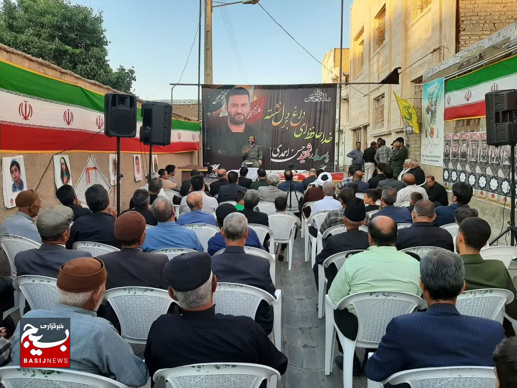 مراسم «شهید آبروی کوچه افتخار محله» در زاوه برگزار شد