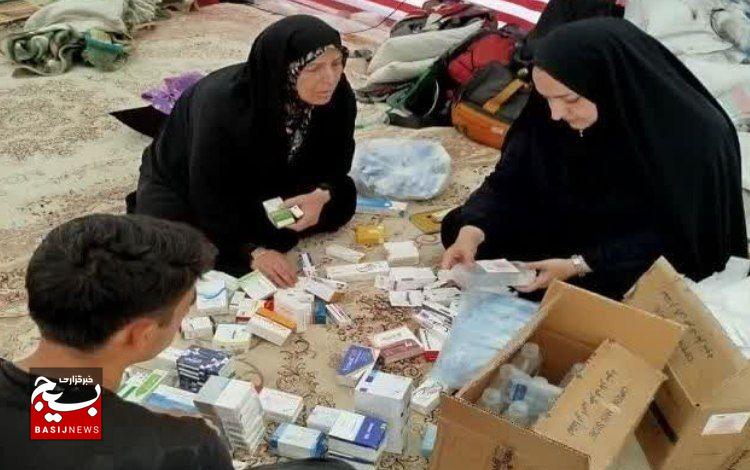 از ختم قرآن تا ارائه خدمات مختلف موکب عقیله بنی‌هاشم انزلی در کربلا