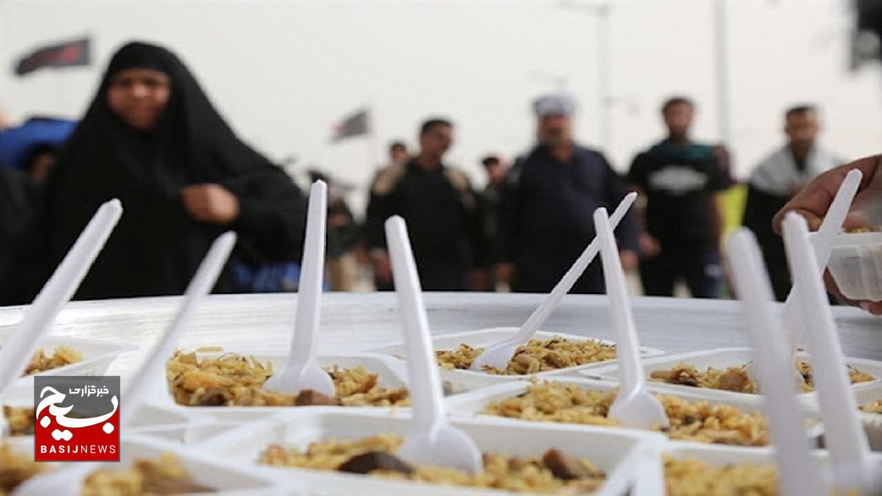طبخ و توزیع بیش از ۲ هزار پرس غذا برای زائران اربعین حسینی در شوش