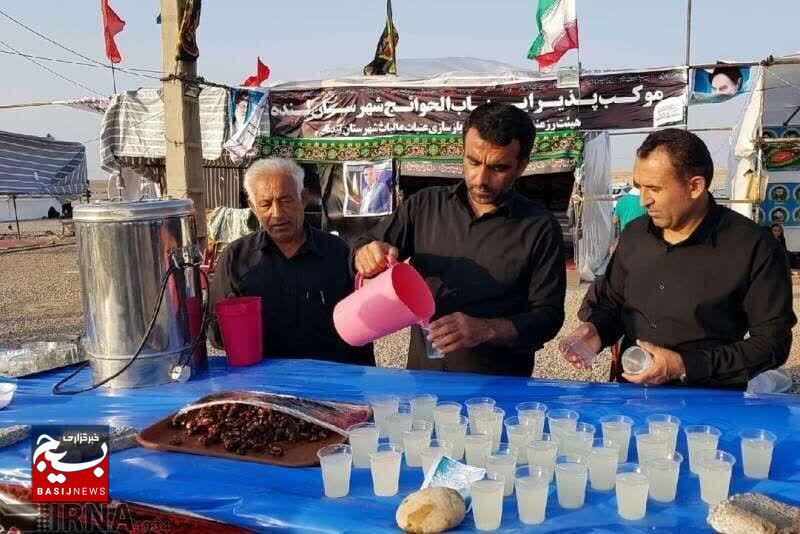 حضور جهادگران قزوینی در حرکت عظیم اربعین حسینی با برپایی ۴۶ موکب جهادی