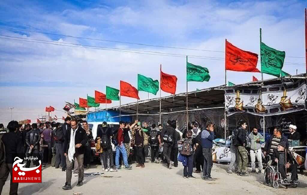 حضور جهادگران قزوینی در حرکت عظیم اربعین حسینی با برپایی ۴۶ موکب جهادی
