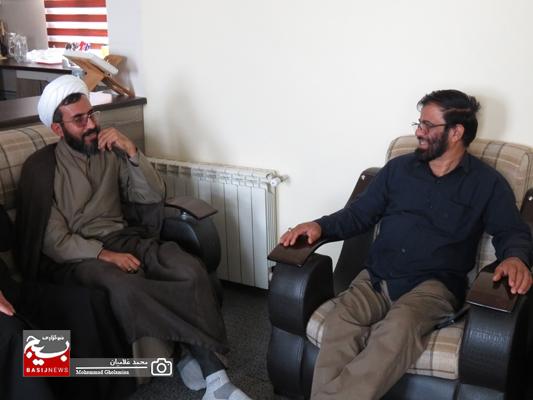 دیدار با روحانی آزاده رضا میرزایی در کنگان دیدار با روحانی آزاده رضا میرزایی در کنگان