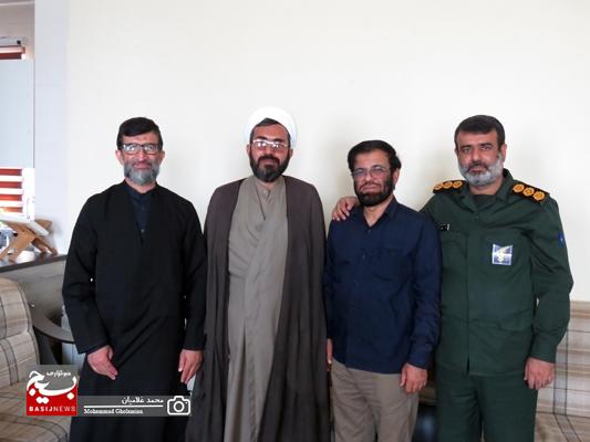 دیدار با روحانی آزاده رضا میرزایی در کنگان دیدار با روحانی آزاده رضا میرزایی در کنگان