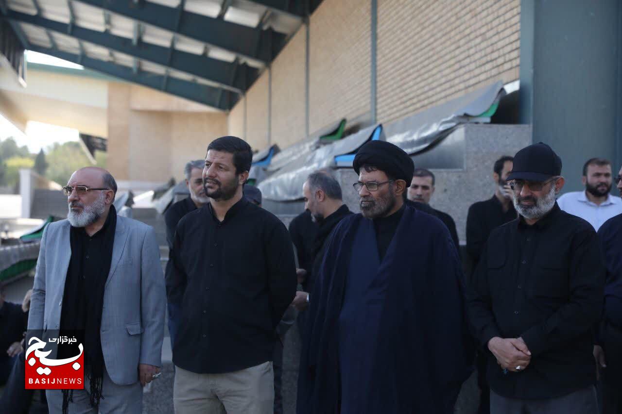 مراسم عزاداری و سینه‌رنی نیروهای مسلح به مناسبت ۲۸ صفر با حضور کارکنان و نیروهای سازمان بسیج مستضعفین