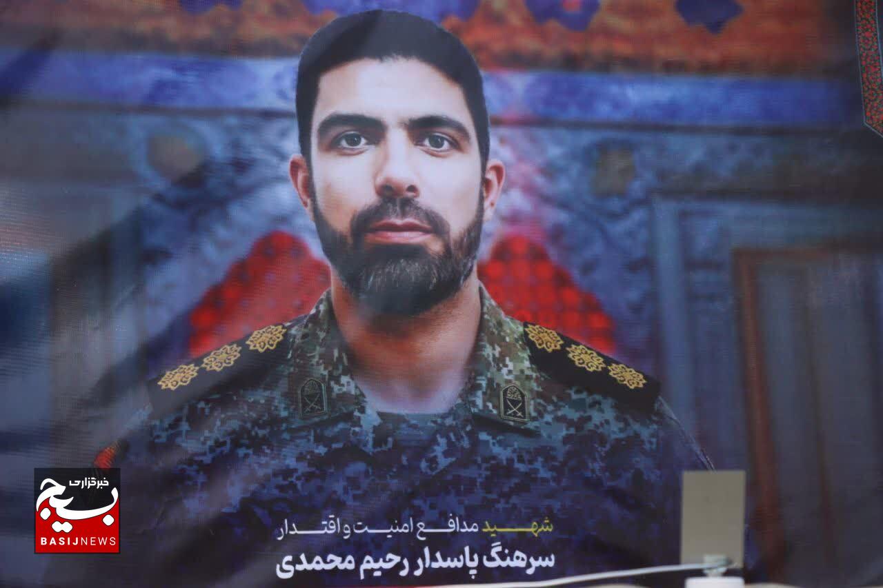 مراسم تشییع شهید حاج رحیم محمدی در شهرستان زرند