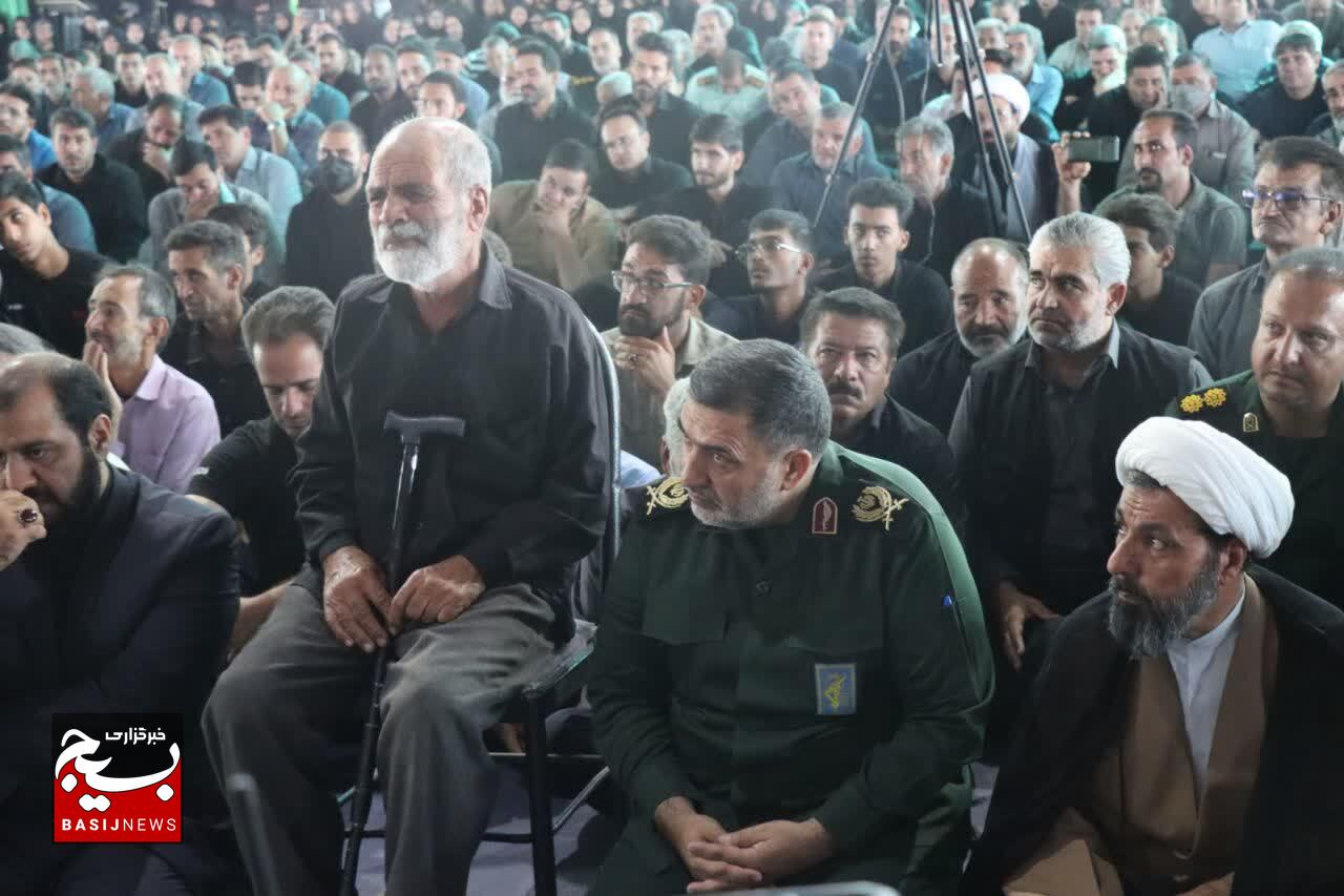 مراسم تشییع شهید حاج رحیم محمدی در شهرستان زرند