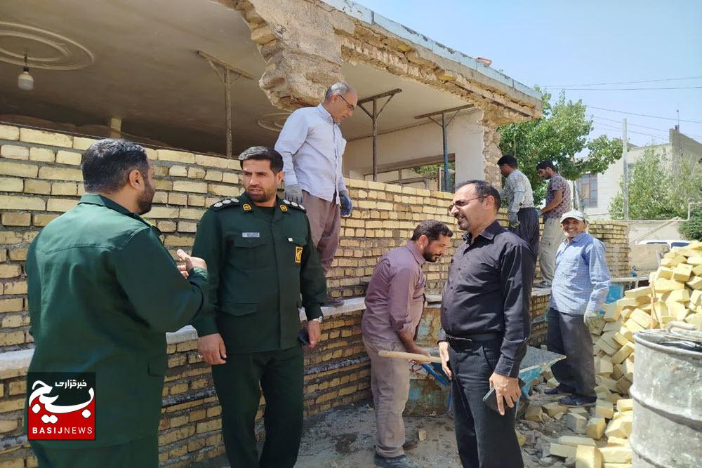 احداث مدرسه خیّری در درگزین با همت مردم و گروههای جهادی