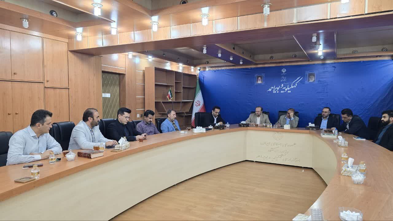 نشست رئیس سازمان بسیج علمی، پژوهشی و فناوری با استاندار کهگیلویه و بویراحمد نشست رئیس سازمان بسیج علمی، پژوهشی و فناوری با استاندار کهگیلویه و بویراحمد