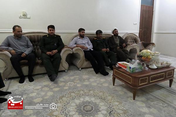 دیدار سرهنگ حسن زاده با امام جمعه موقّت اهل سنّت کنگان
