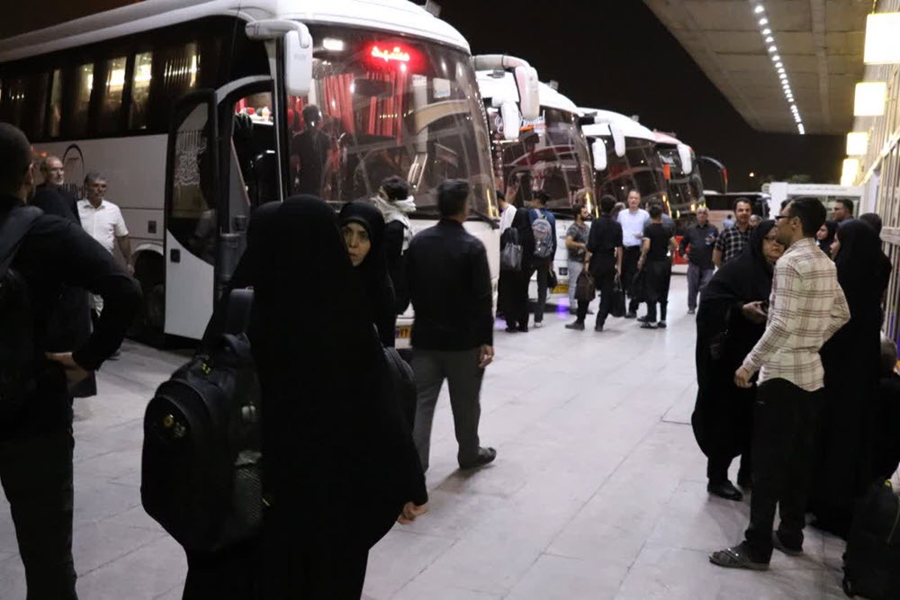 اعزام بیش از هزار زائر همدانی به مشهد مقدس با ناوگان حمل‌ونقل عمومی