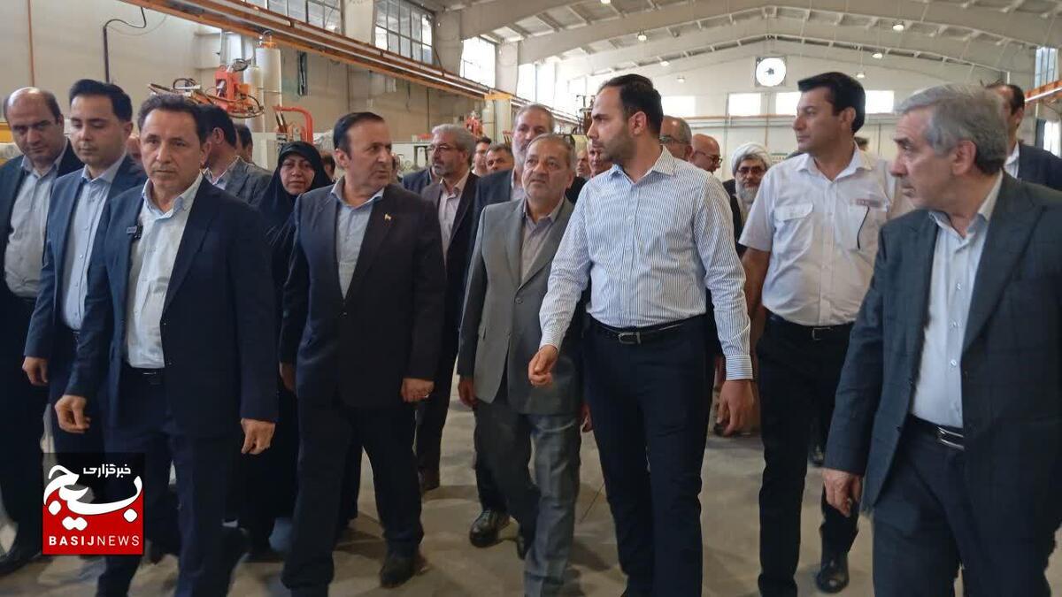 خط تولید قطعات خودرو در شرکت بهمن افتتاح شد 