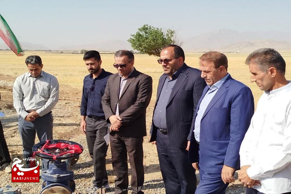 افتتاح پروژه ۱۰۵ میلیارد تومانی آبرسانی در روستای النجه اسدآباد