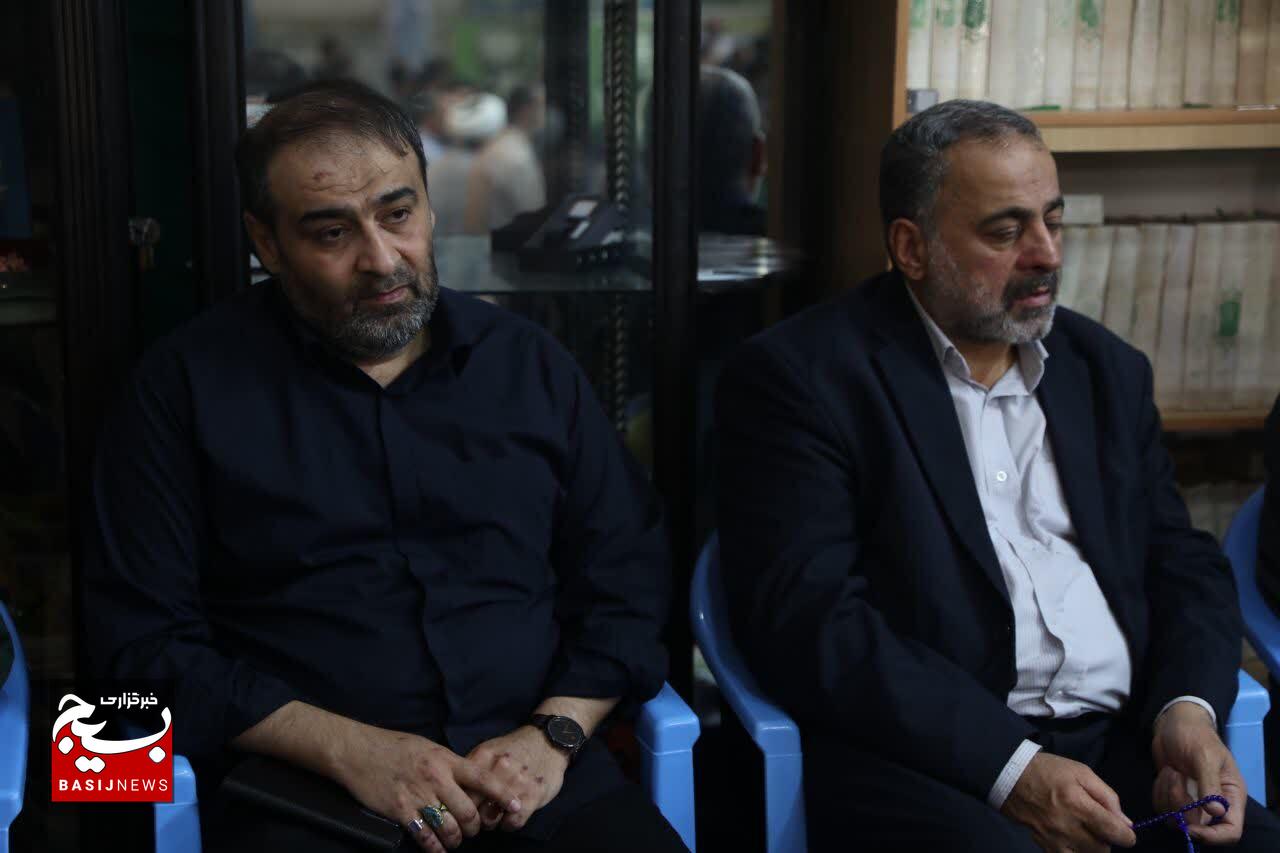 آیین گرامیداشت شهید غیب‌پرور با حضور مسئولان و کارکنان سازمان بسیج مستضعفین