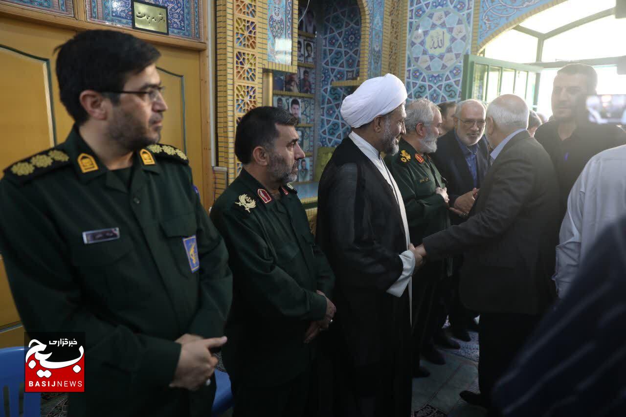 آیین گرامیداشت شهید غیب‌پرور با حضور مسئولان و کارکنان سازمان بسیج مستضعفین