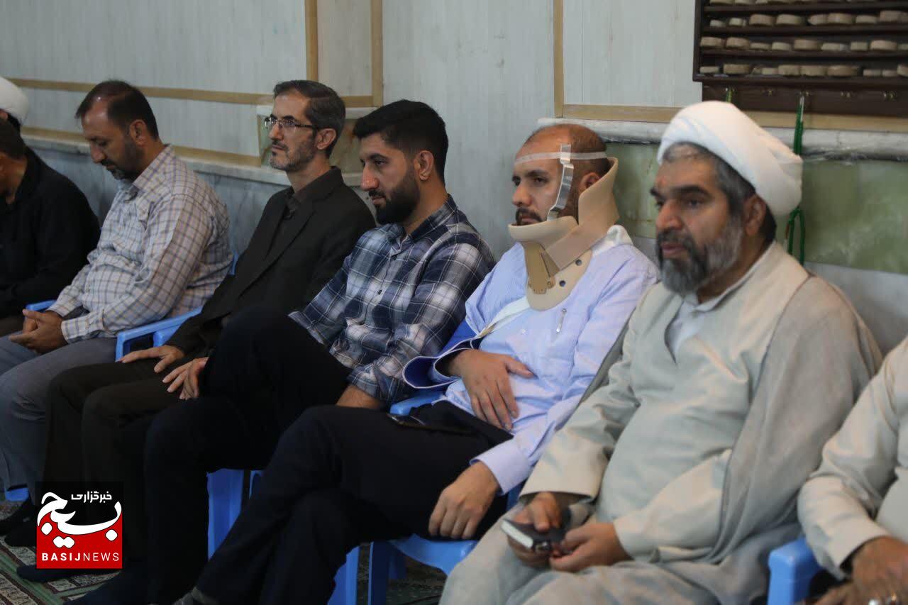 آیین گرامیداشت شهید غیب‌پرور با حضور مسئولان و کارکنان سازمان بسیج مستضعفین
