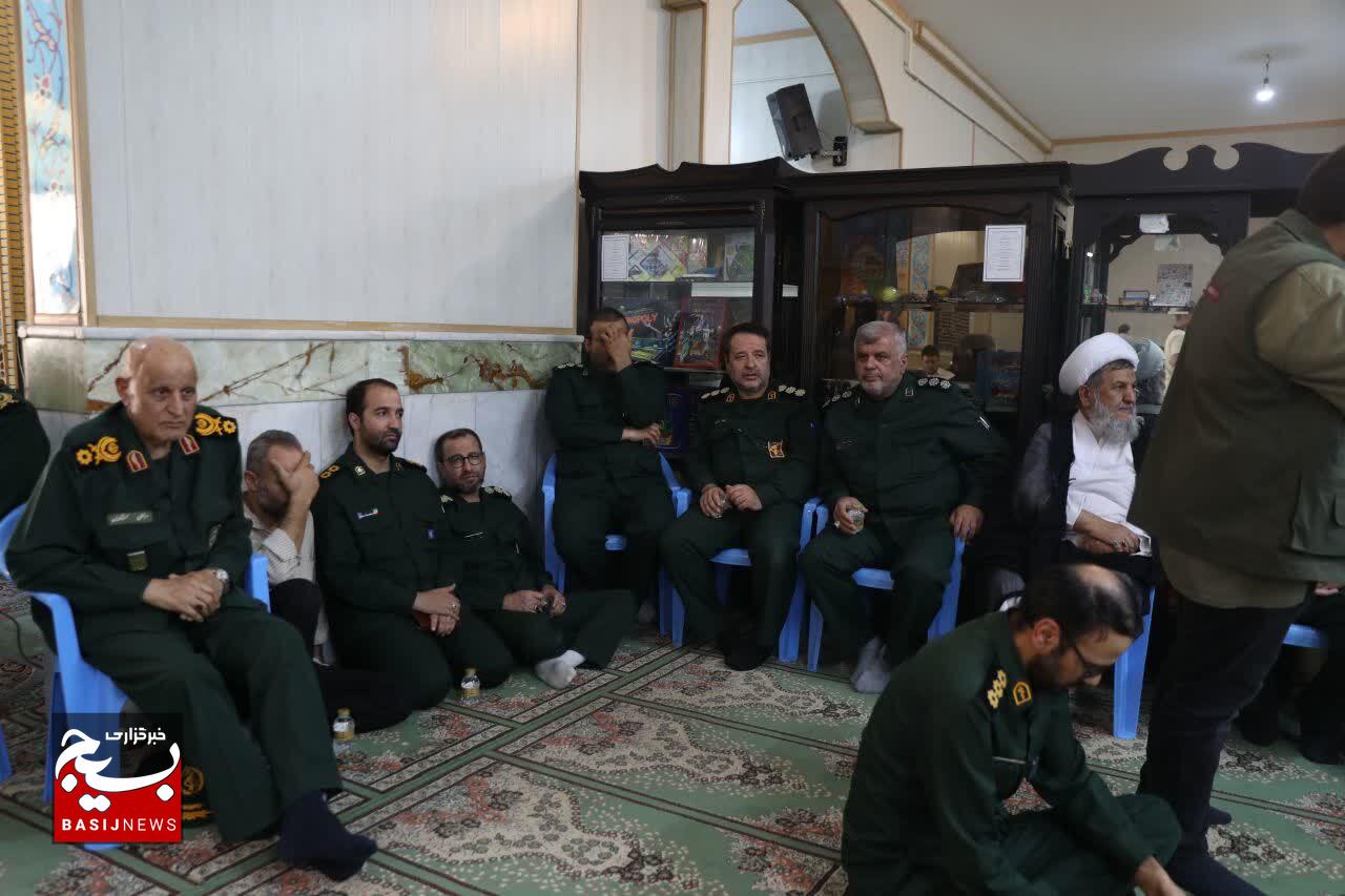آیین گرامیداشت شهید غیب‌پرور با حضور مسئولان و کارکنان سازمان بسیج مستضعفین