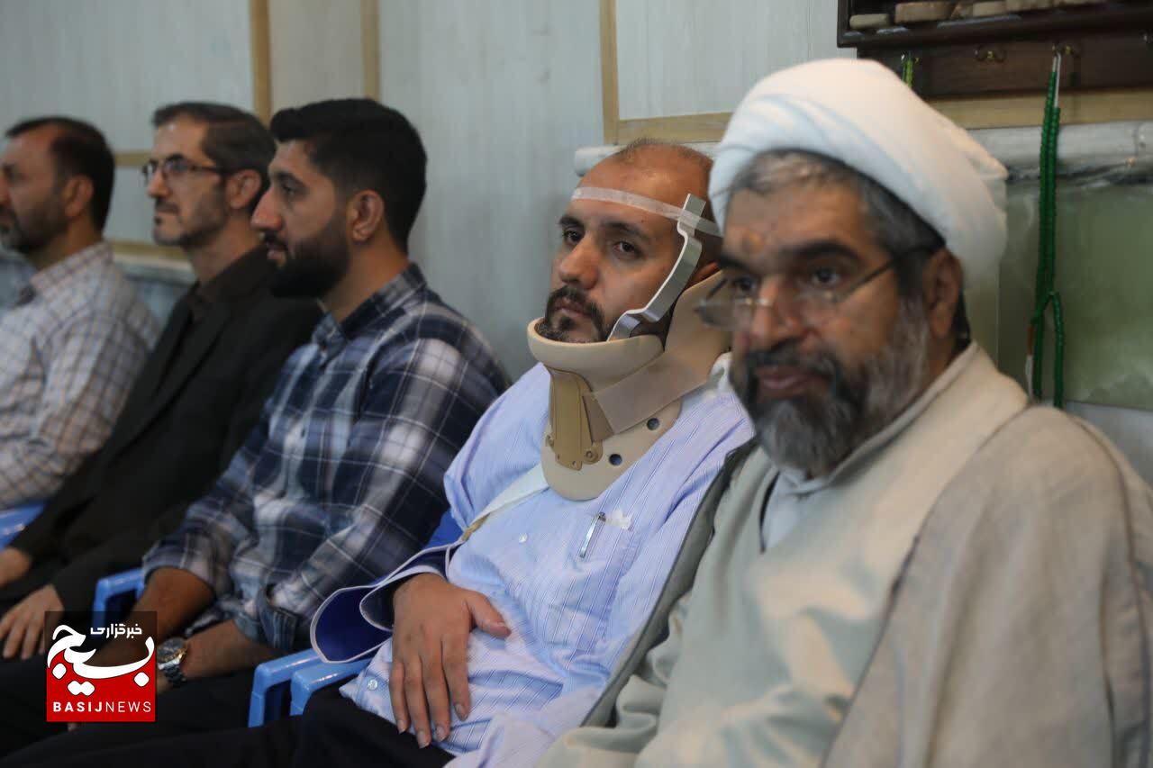 آیین گرامیداشت شهید غیب‌پرور با حضور مسئولان و کارکنان سازمان بسیج مستضعفین