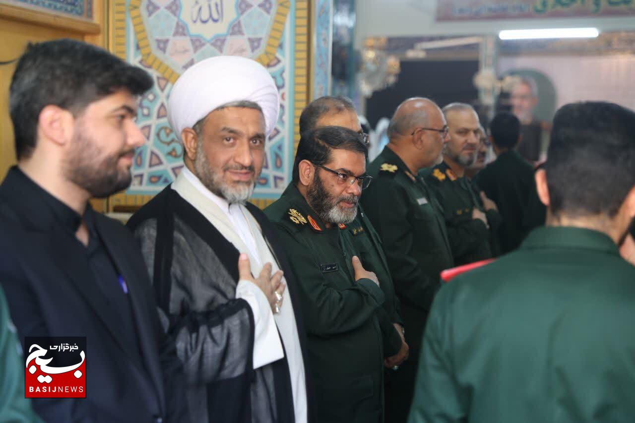 آیین گرامیداشت شهید غیب‌پرور با حضور مسئولان و کارکنان سازمان بسیج مستضعفین