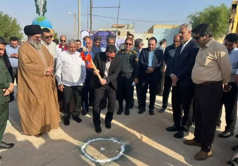 افتتاح پروژه بازسازی شبکه آب شرب شهرستان آغاجاری