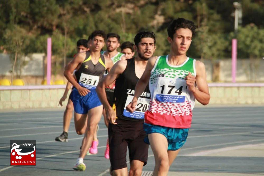 درخشش دونده باشگاه مقاومت همدان در مسابقات لیگ جوانان کشور