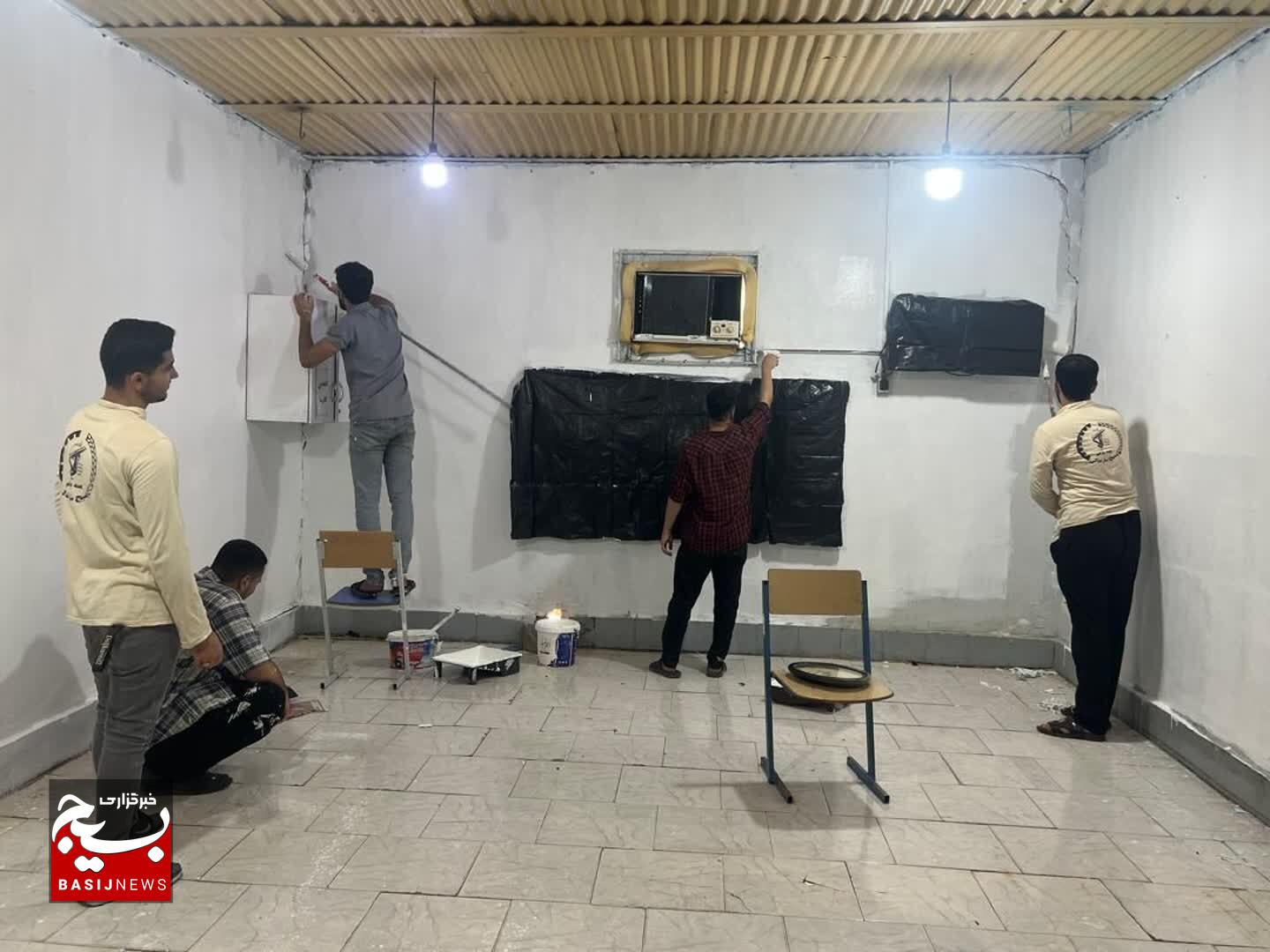 طلوع خدمت بیمنت با همت جهادگران بسیجی طلوع خدمت بیمنت با همت جهادگران بسیجی