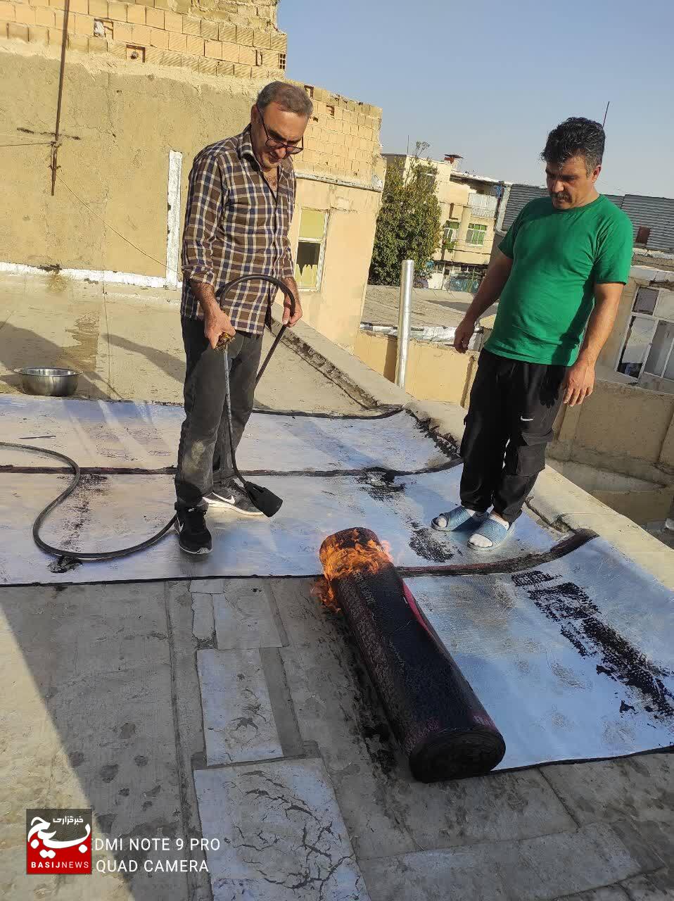 ایزوگام‌بندی واحد مسکونی ولی‌نعمت با