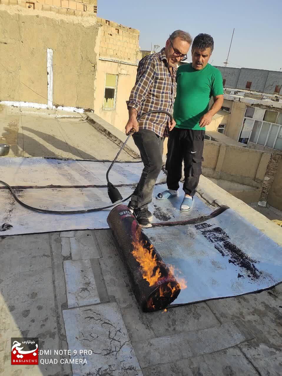 ایزوگام‌بندی واحد مسکونی ولی‌نعمت با