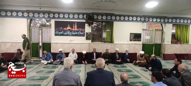 قرارگاه بی قراری در مسجد الرضا برگزار شد قرارگاه بی قراری در مسجد الرضا برگزار شد